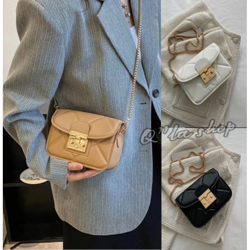 HANDBAG MINI CUTE/TAS WANITA SELEMPANG KUALITAS IMPORT