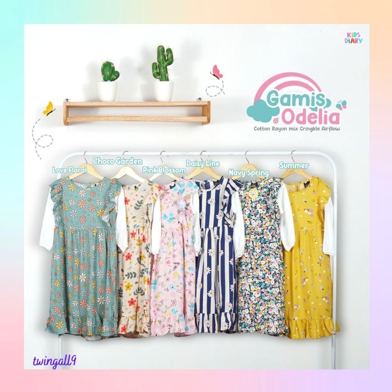 Gamis Odelia | Gamis anak perempuan | Gamis lucu