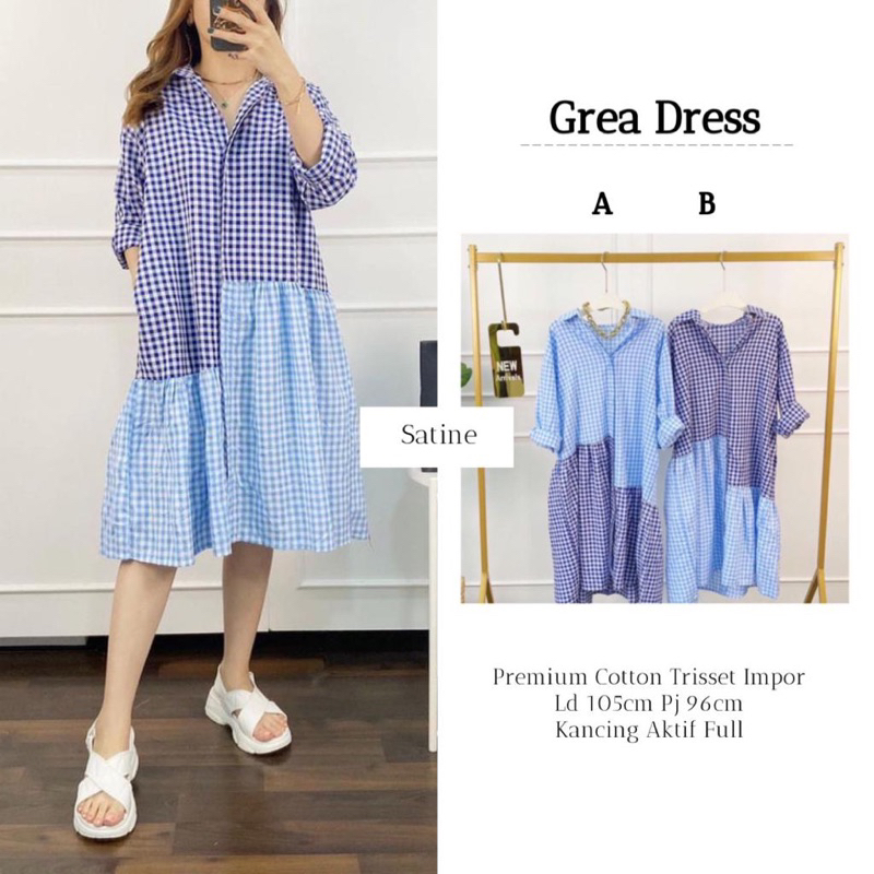 Grea dress katun triset