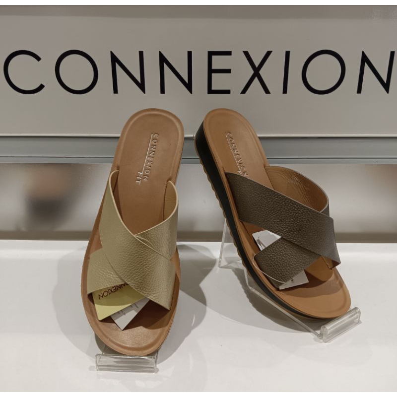 Connexion sandal flat wanita branded Matahari