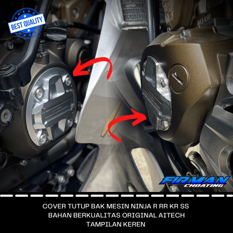 Cover tutup Bak Mesin Ninja cnc R/RR Original Aitech