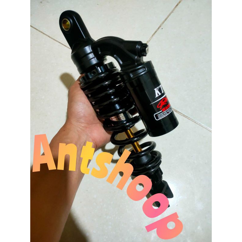 Shock Shockbreaker matic belakang tabung atas KTC full black AS Gold Shock KTC FULL BLACK AS GOLD SHOCK KTC EXTREME SHOCKBREAKER KTC TABUNG ATAS FULL BLACK MATIC 330MM 310MM VARIO MIO FINO FAZZIO LEXI BEAT NEW SCOOPY NEW VARIO 125/150 VARIO ANTSHOOP