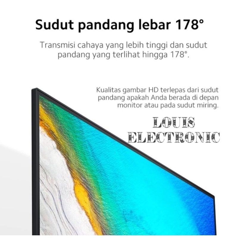 LES Desktop Monitor XIAOMI 27&quot; Layar IPS 1080P FHD 100% sRGB ( Khusus Medan )