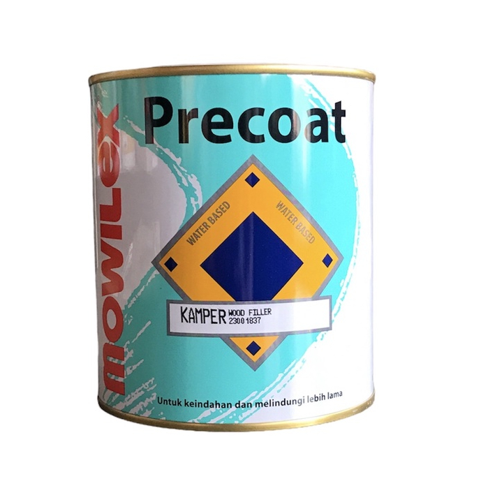 Dempul Kayu Mowilex Basis Air - Mowilex Precoat Wood Filler 1kg
