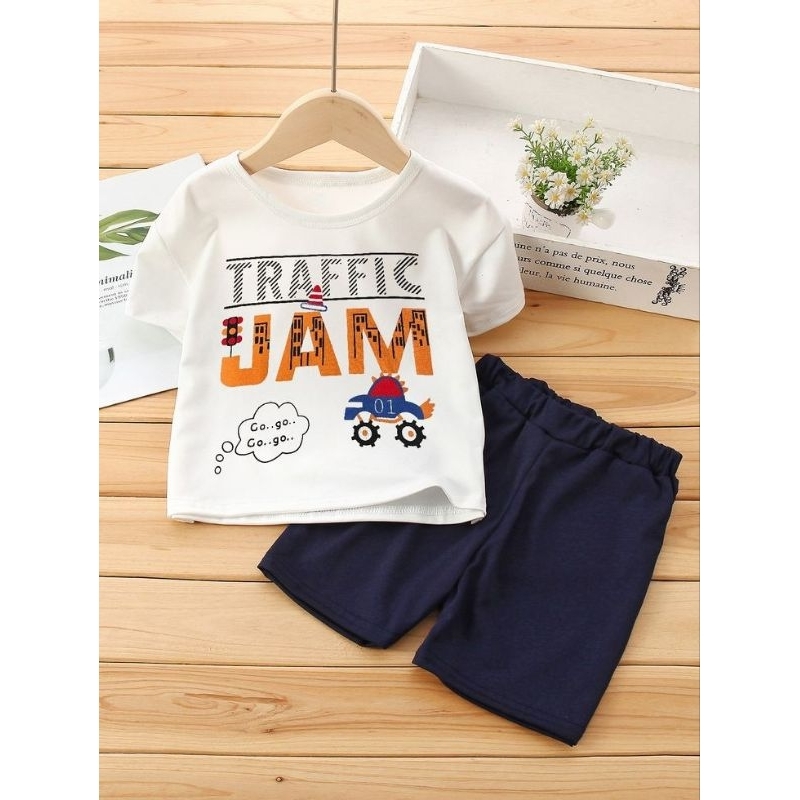 SETELAN ANAK ANAK PREMIUM/SETELAN ANAK ANAK MURAH-Traffic jam