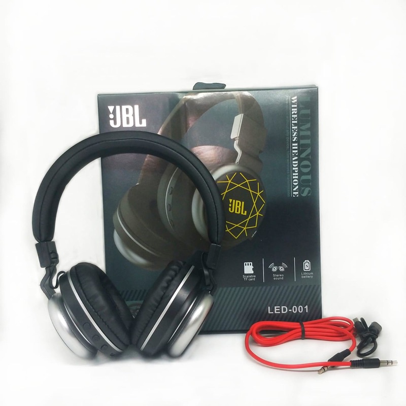 Headphone Bando Bluetooth JB Led001/ Handsfree Bluetooth Bando JB LED001 Promo Sen