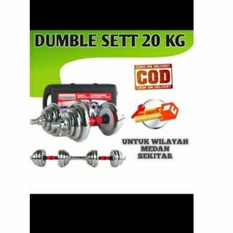 DUMBLE SET 20 KG NEW/DUMBLE /BARBEL