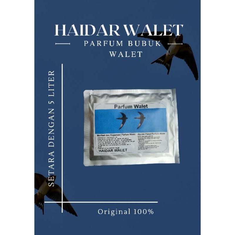 HAIDAR WALET - PARFUM BUBUK DINDING & LANTAI WALET