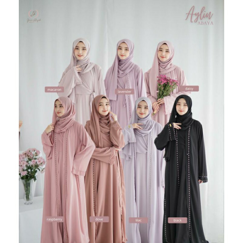 Aylin Abaya by Gerai Aliyah Abaya Ceruti Abaya Pearl