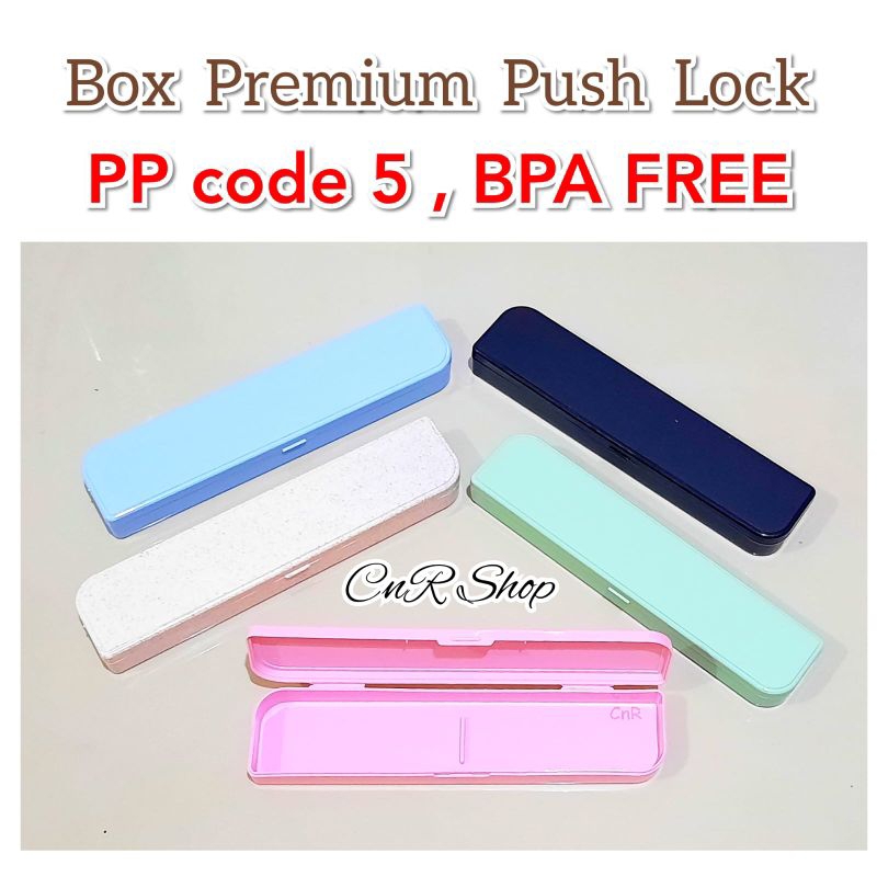 box pp tempat alat makan sendok garpu sumpit BPA free custom grafir
