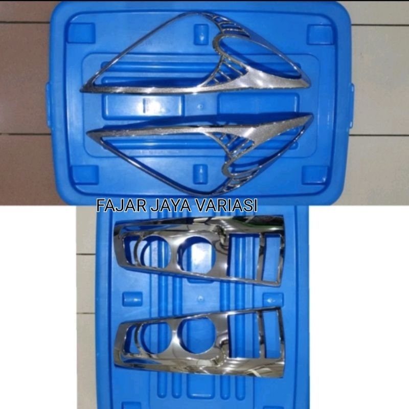 GARNISH LAMPU DEPAN BELAKANG AVANZA 2005-2007 LIST LAMPU AVANZA CRUME