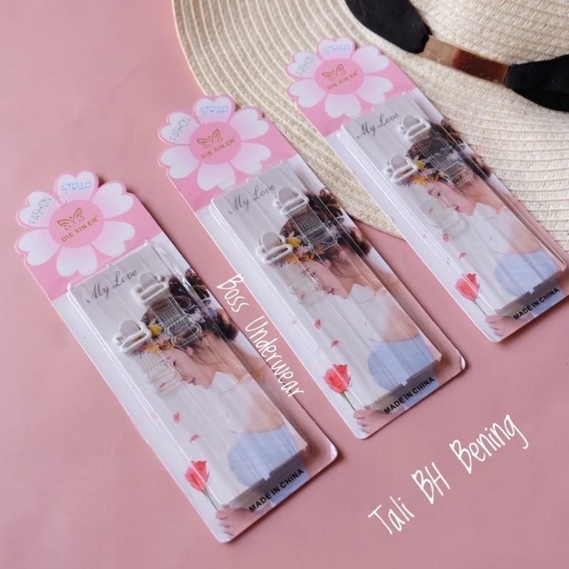 tali bh bening elastis transparan | tali bh bening | tali bra | tali bh transparan murah | tali BH