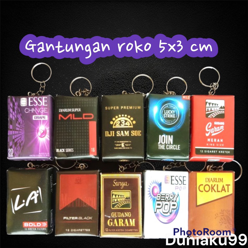 gantungan miniatur r0k0 / souvenir / ganci snack / gantungan kunci / gantungan tas