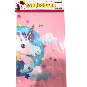 Taplak Meja Pesta Taplak Meja Plastik Taplak Meja Karakter LOL Unicorn Table Cover LOL Unicorn