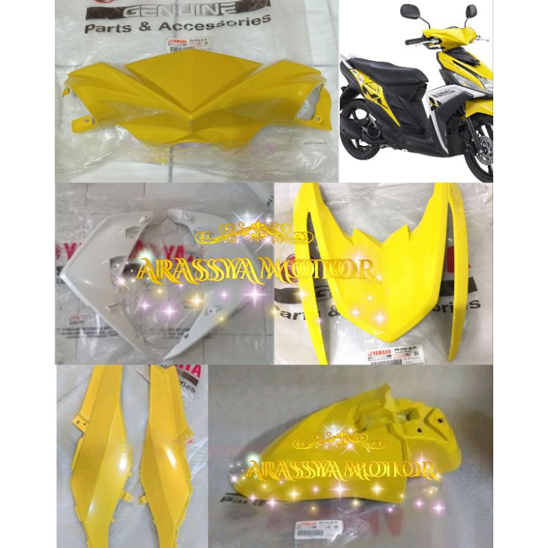 BODI HALUS FULL KUNING PUTIH MIO M3 MIO Z MIO 125 SESUAI GAMBAR ORIGINAL YAMAHA