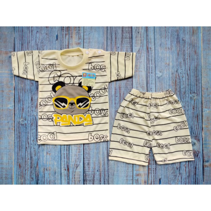 1set oblong anak tebal motiv PANDA