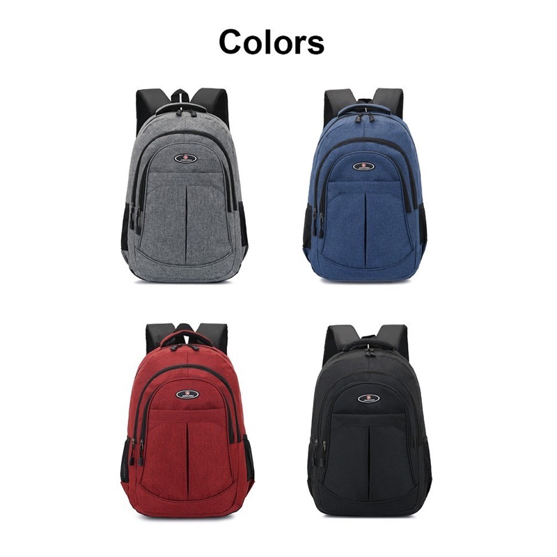 Tas ransel pria Denim tas sekolah anak ransel laptop backpack pria tas kerja polos simple tas Denim simple tas ransel korea