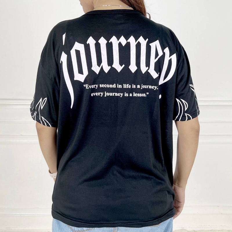 AFI - EC - Kaos Oversize Wanita Journey Life (LD 106, P 65)