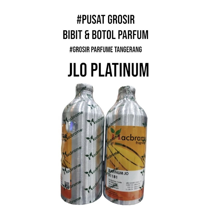 PLATINUM JO SEARAH JLO PLATINUM BY MACBRAME SEGEL PABRIK 1 KG & 0,5 KG.BIBIT PARFUM