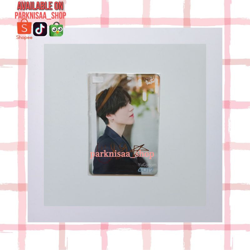 Photocard PC rare hd signed sign benefit yescard magazine Hongkong yes HK GOT7 Yugyeom