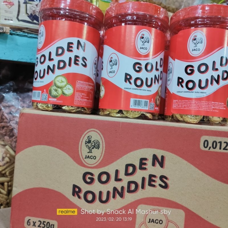 

Coklat koin jago golden roundies