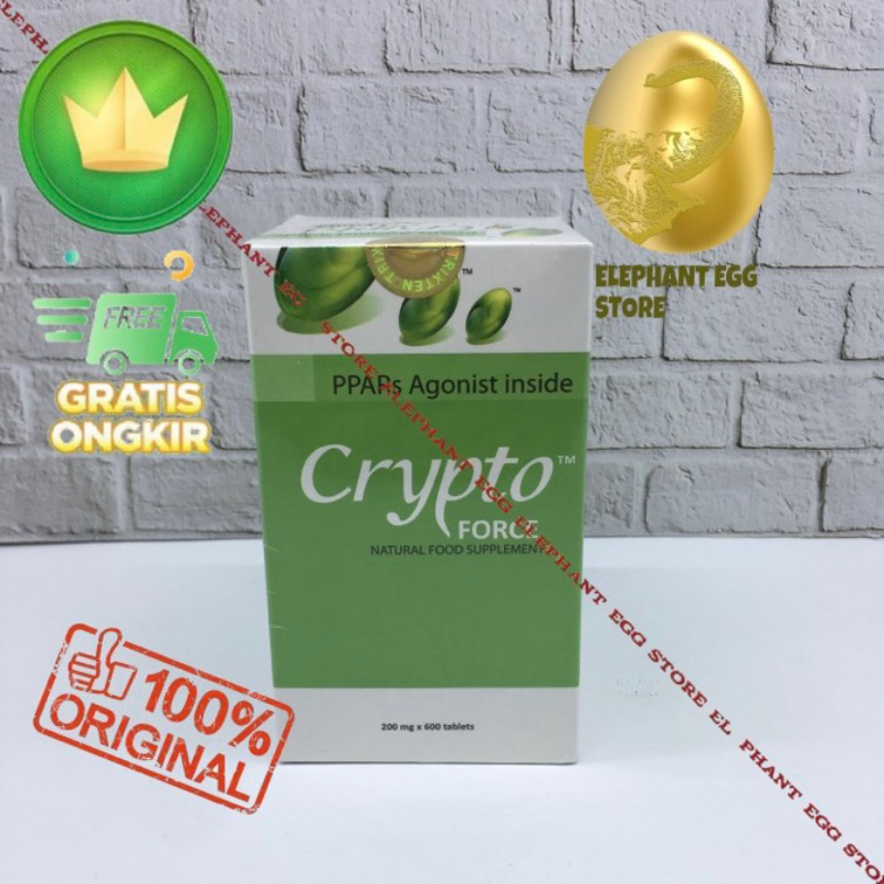 Crypto Force / Kripto Force Isi 600 Tablet 100% Original