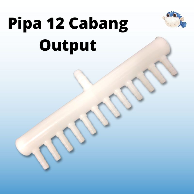 Pipa Pembagi Udara Airpump Aerator Pipa 12 Cabang Output