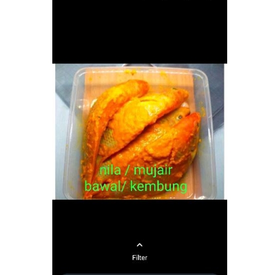 

ikan ungkep/ kuning nila / mujair / kembung / bawal