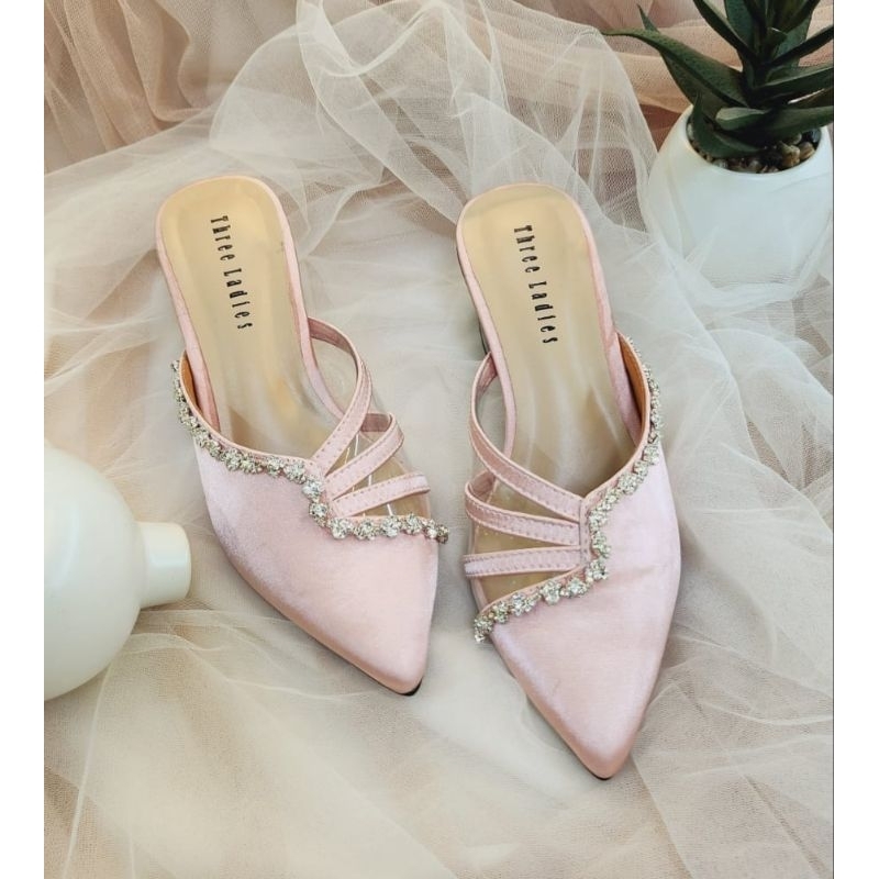 Rania Heels 5 cm Sendal pesta wanita Wedding