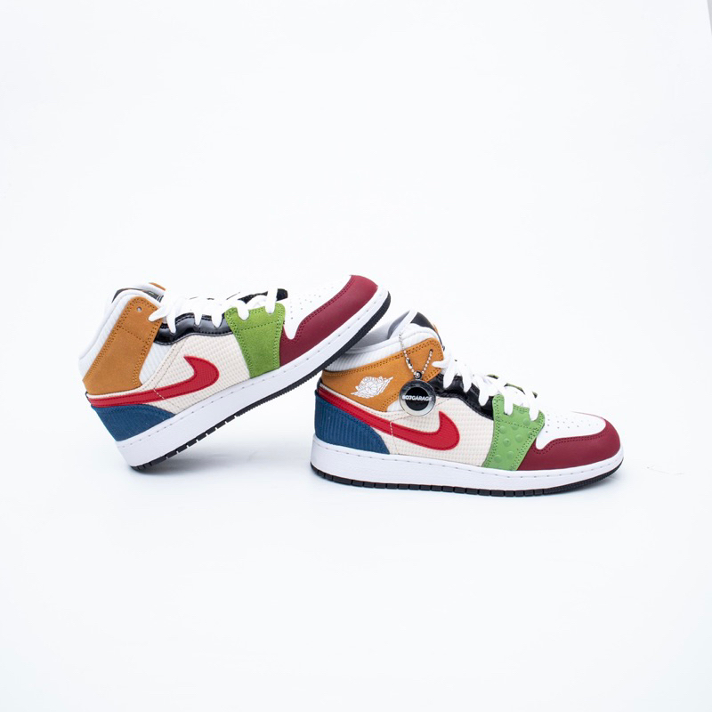 Air Jordan 1 Mid Patch Work