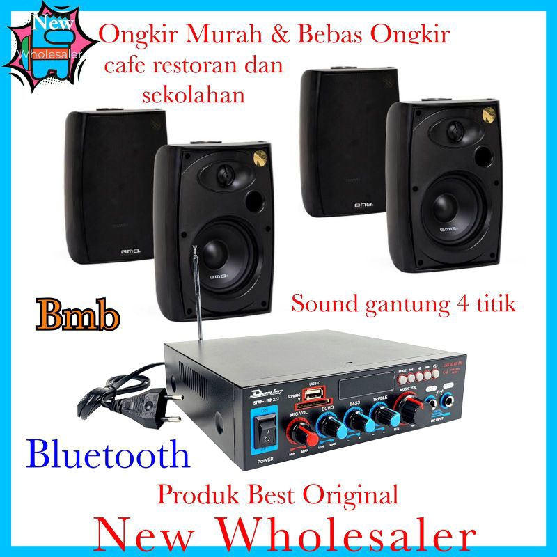 paket sound speaker 5 inch  Bmb kg 511 cafe Restoran dan sekolahan original garansi