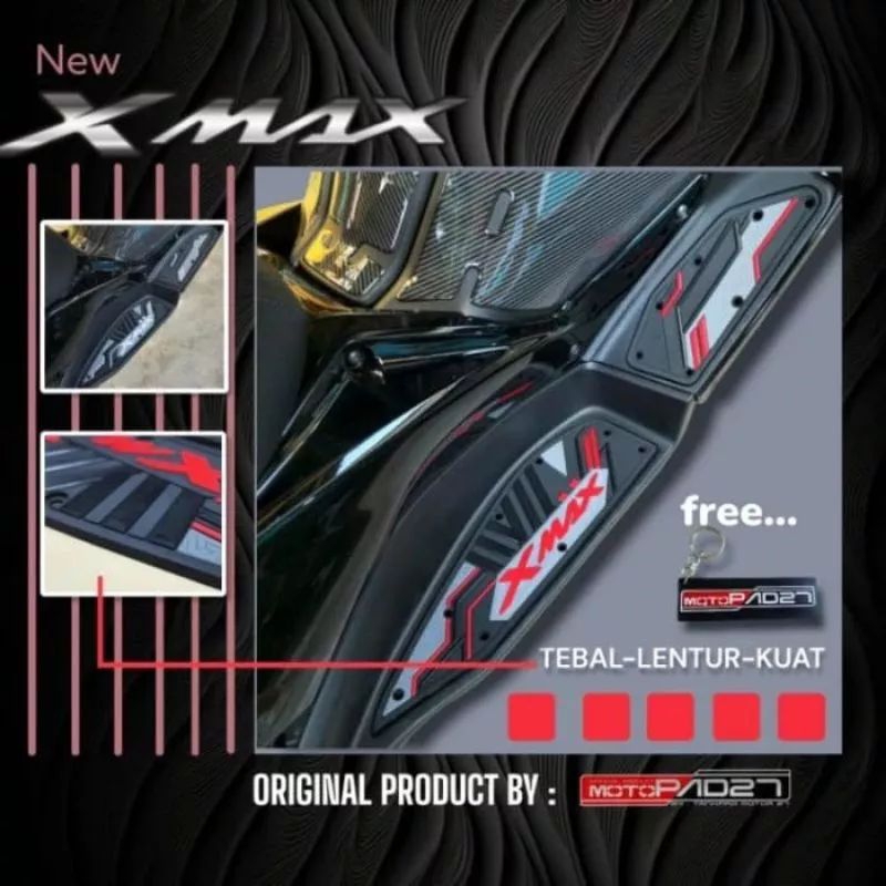 KARPET BORDES PIJAKAN KAKI YAMAHA NEW XMAX 2023