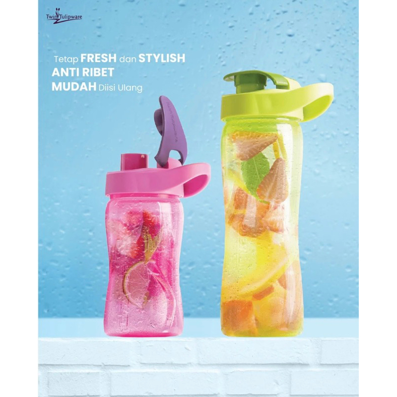 Botol Minum Splash Bottle Flip Tulipware
