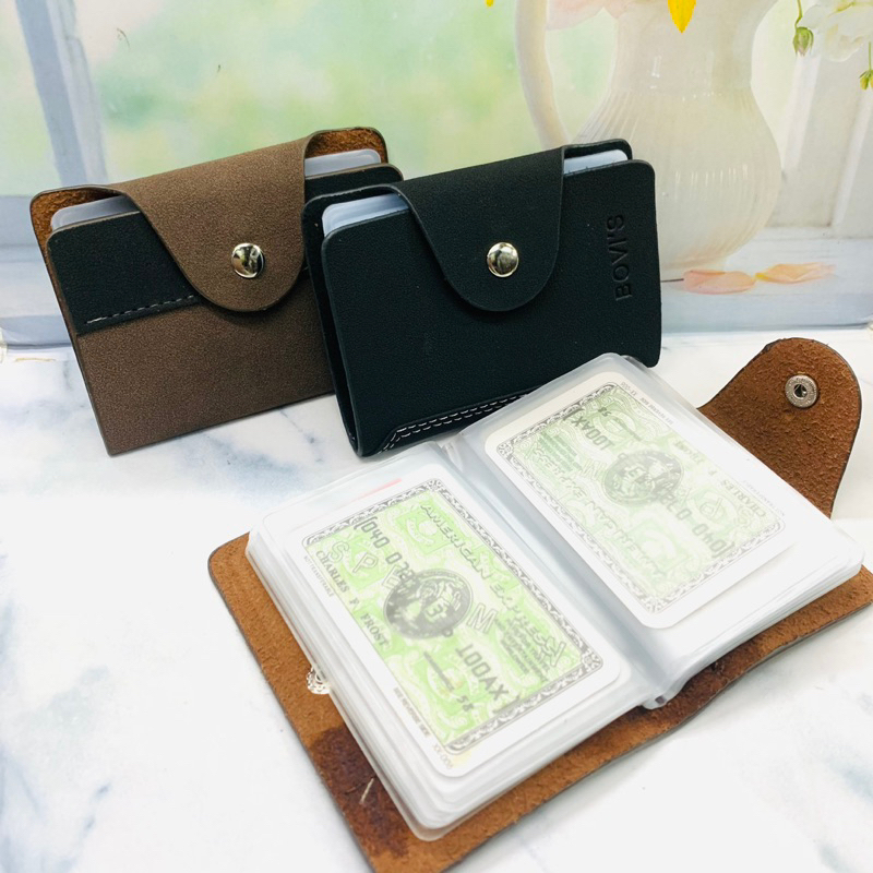 DOMPET KARTU ALBUM 20 SLOT KARTU ATM CREDIT CARD KTP SIM