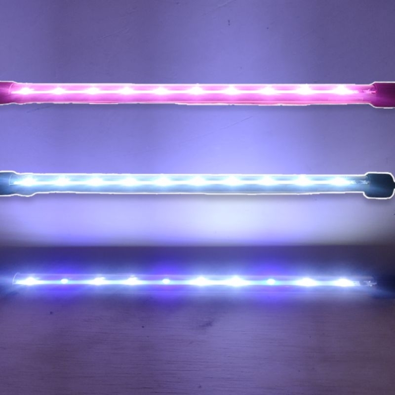 Lampu Celup Aquarium 50cm T4-LED50 Hiro Pro -SKP Putih, Merah/Pink, Putih Biru Lampu Led Aquarium Aquascape