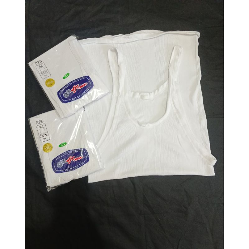 2pcs kaos dalam pria Gt Men barang stok pabrik rijek rijek ukuran harga cuci gudang