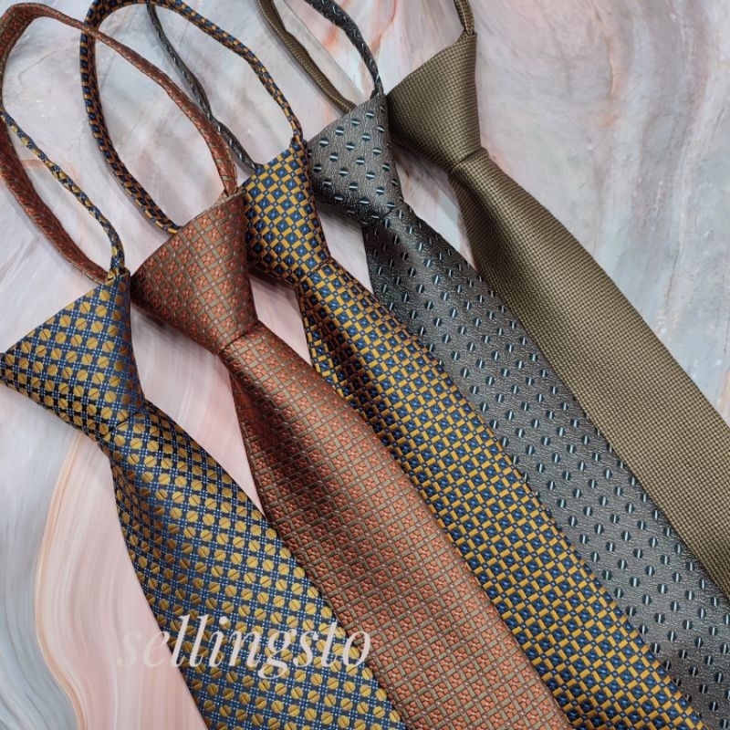 DASI INSTAN COKLAT GOLD DASI PRIA DASI SIAP PAKAI