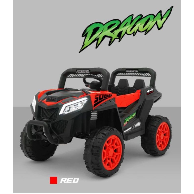 Mobil Mainan Anak Aki UTV Jeep Dragon Volta 5066&amp;5066 Ban Full Eva