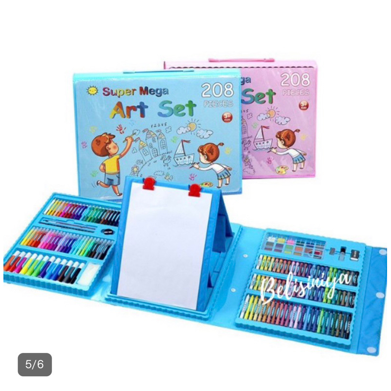 

CRAYON SET DRAWING 208PCS ALAT MEWARNAI ANAK