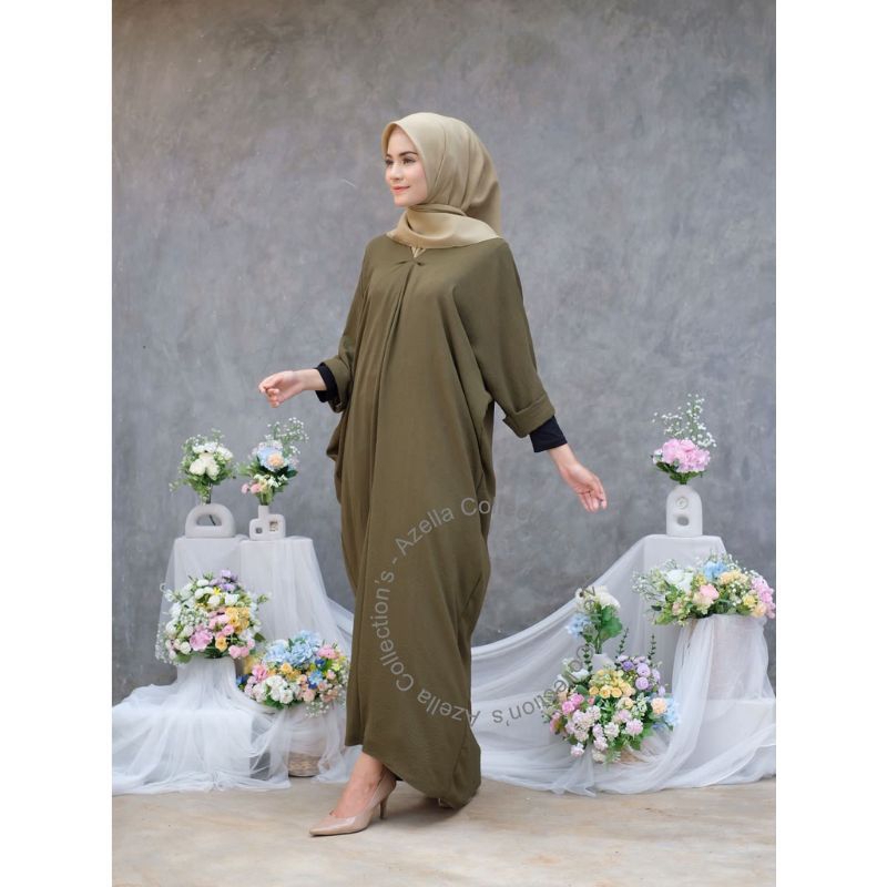 Gamis kaptan cringkle airflow // Kaftan nagita crinkley