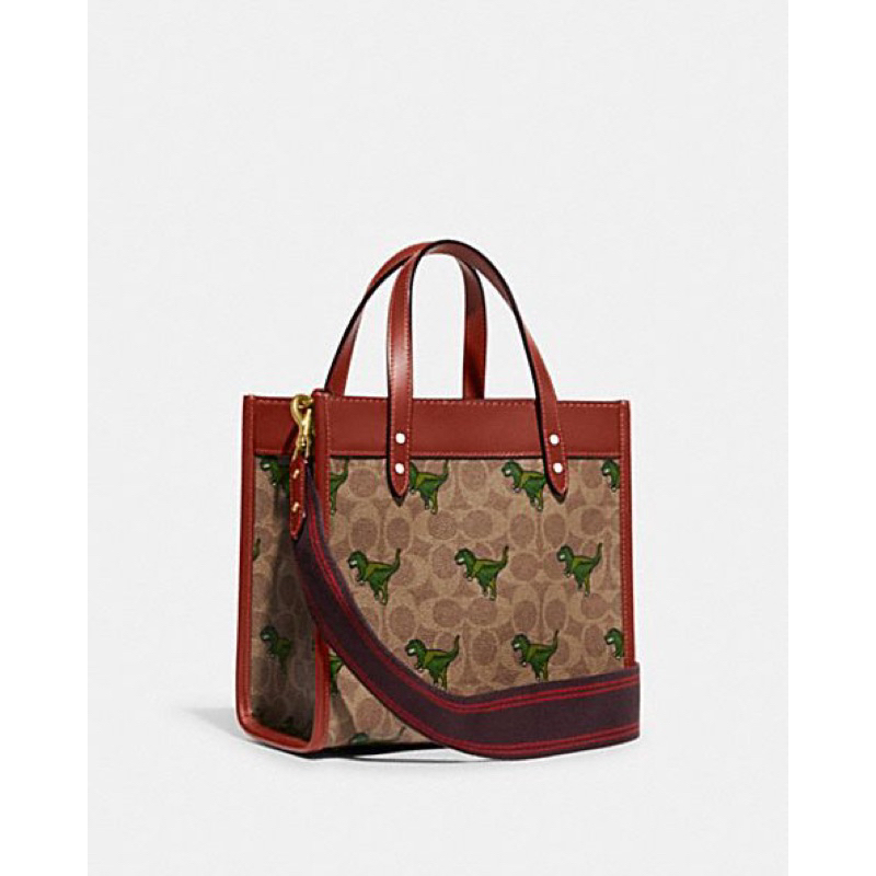 Coach FIeld Tote 22 In Signature With Rexy Print (CF083)