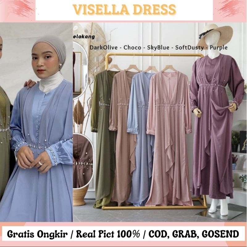 VISELLA DRESS / DRESS KONDANGAN / DRESS BUSUI / DRESS BRIDESMAID