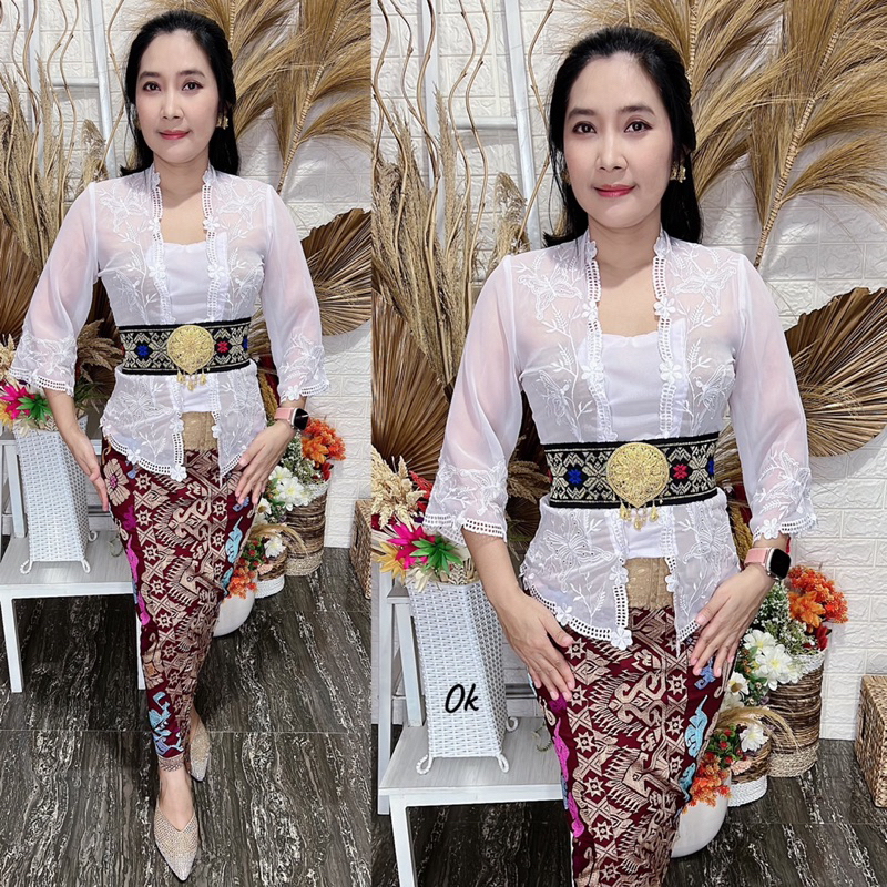 baju bordiran motif padi