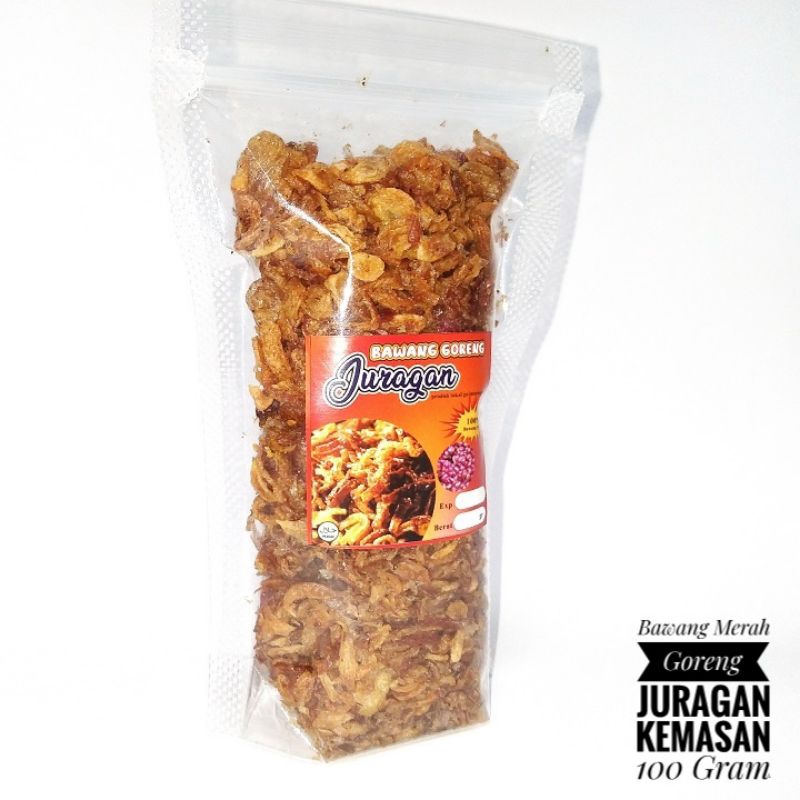 

Grosir Bawang Merah Goreng Crispy Gurih Renyah Juragan Kemasan 100 gram