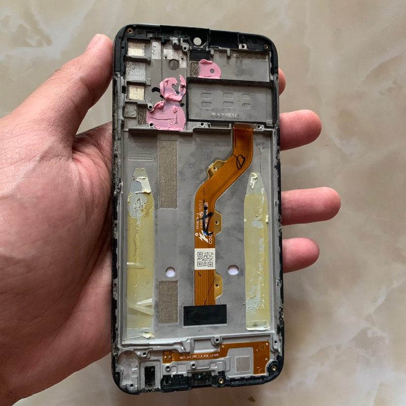 tatakan lcd infinix smart 3 plus ori copotan