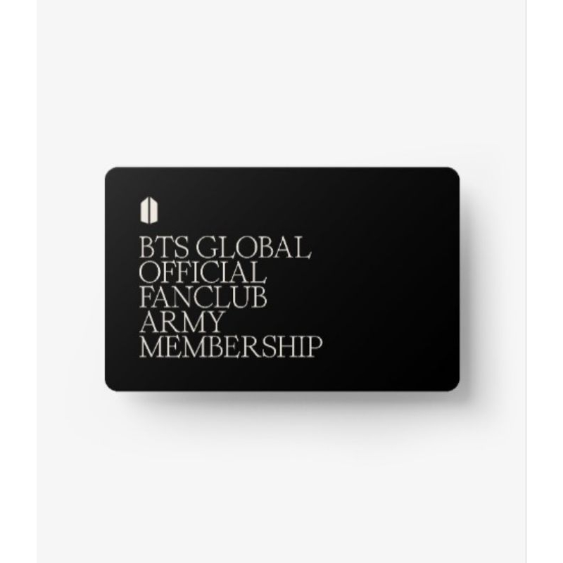 OFFICIAL BTS FANCLUB ARMY MEMBERSHIP