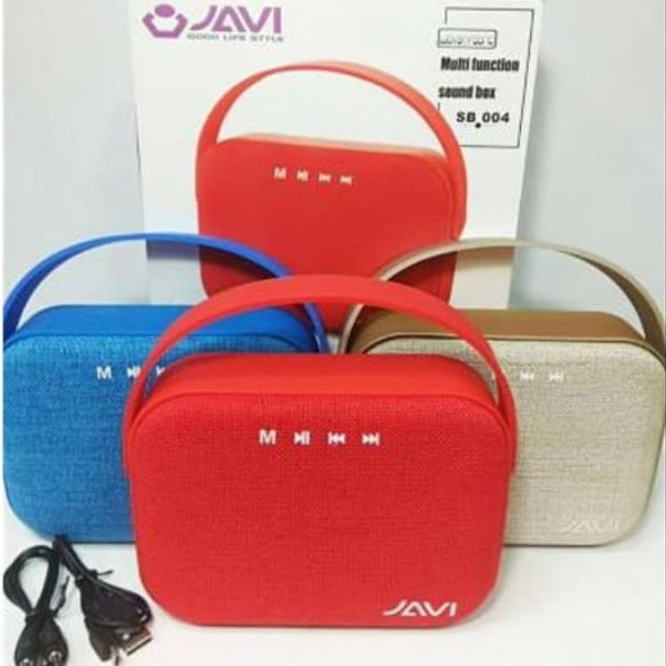 NEW SPEAKER BLUETOOTH WIRELESS USB SUARA JERNIH JAVI SB 004 TERMURAH