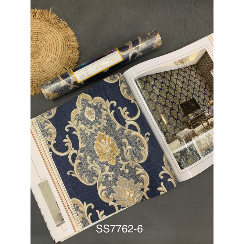 WALLPAPER VINYL PREMIUM WALLPAPER DINDING & LEM WALLPAPER