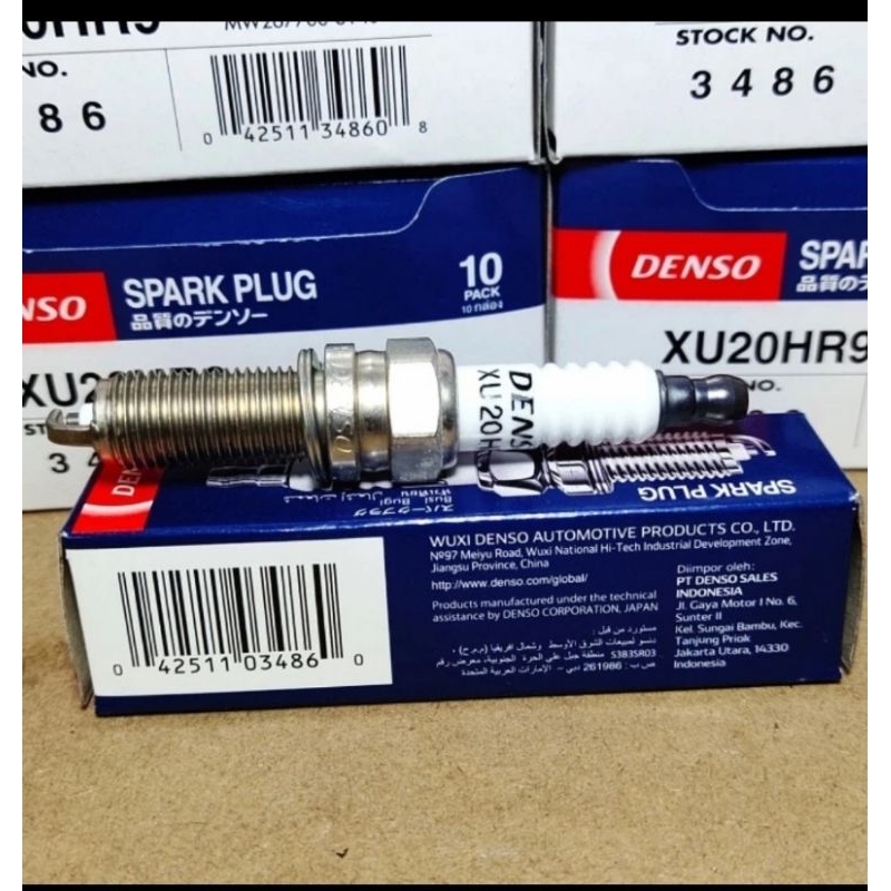 Busi DENSO xu20hr9 Agya ayla,Sigra Calya ASLI ORIGINAL