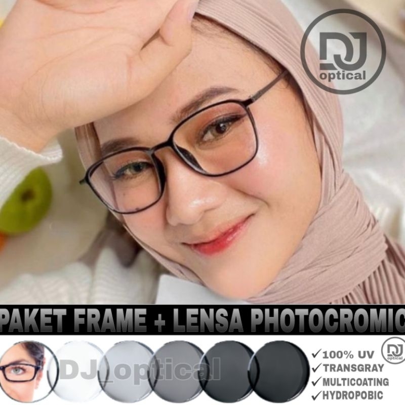 KACAMATA PHOTOCROMIC 2225 | KACAMATA PHOTOCROMIC| KACAMATA ANTIRADIASI| KACAMATA
